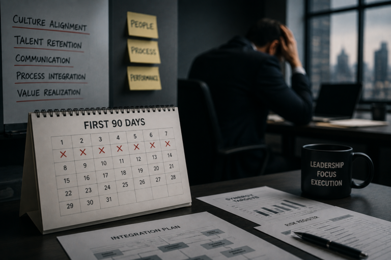 The First 90 Days: Where Post-Acquisition Leadership Most Commonly Fails